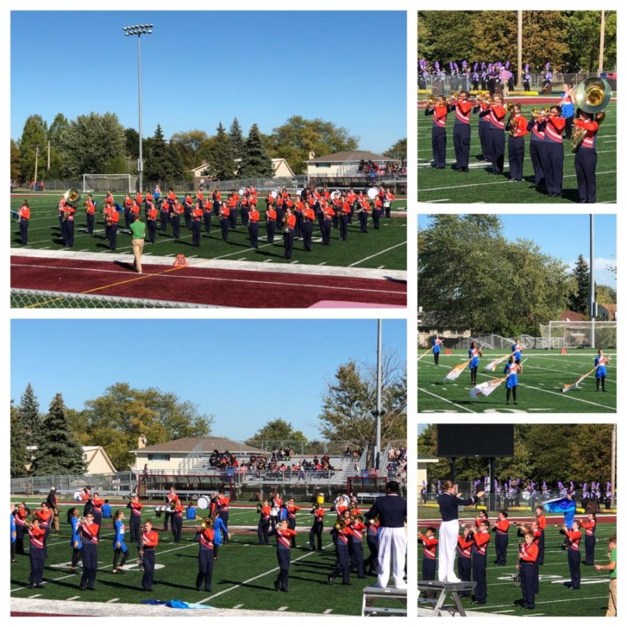 BG marching band marches into first competitive first season