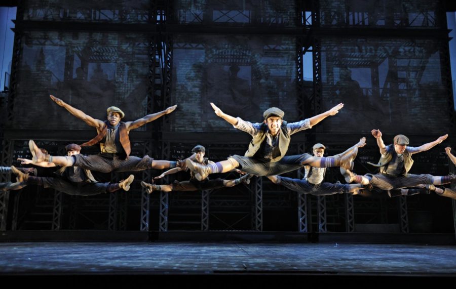 Newsies, a Disney Theatrical Production under the direction of Thomas Schumachter presents Newsies, music by Alan Menken, lyrics by Jack Feldman, book by Harvey Fierstein, starring Jeremy Jordan (Jack Kelly), John Dossett (Joseph Pulitzer), Kara Lindsay (Katherine Plumber), Capathia Jenkins (Medda), Ben Fankhauser (Davey), Andrew Keenan-Bolger (Crutchie), Lewis Grosso (Les) and Matthew J. Schechter (Les) under the direction of Jeff Calhoun, choreographed by Christopher Gattelli, World Premiere, Paper Mill Playhouse, in Millburn, New Jersey on September 25, 2011